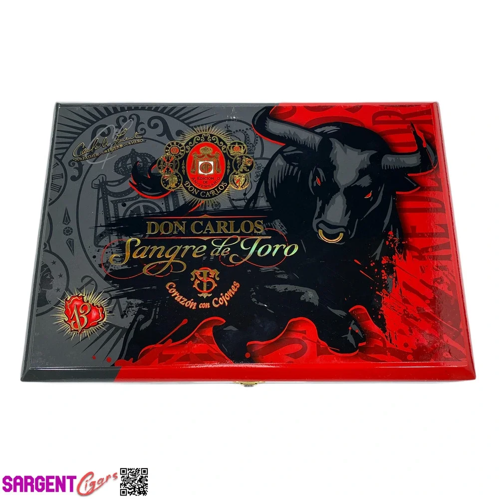 Arturo Fuente Don Carlos Bestia Sangre de Toro Empty Wooden Cigar Box